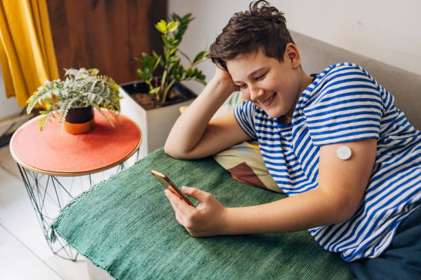 teenager on phone