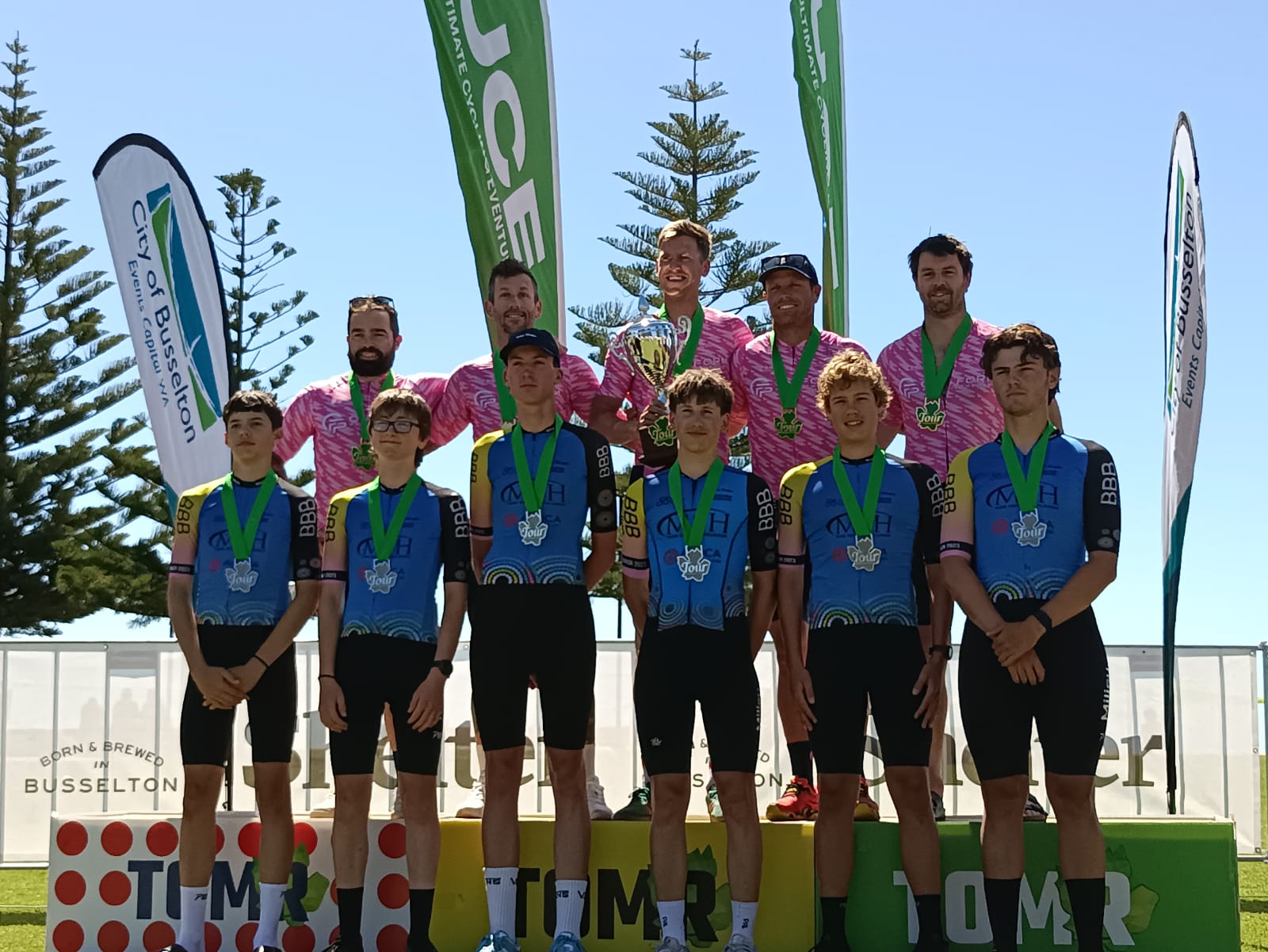 Theo and his cycling group